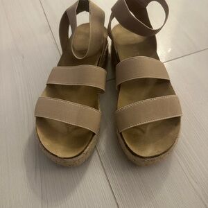 Esprit Tan Espadrilles with Suede Finish